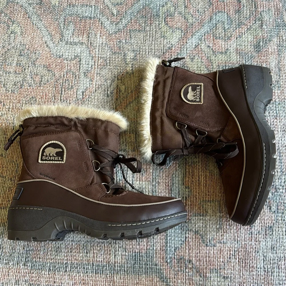 Sorel Women’s Tivoli III Premium non Shell Boots Tabacco/Delta - Picture 4 of 9